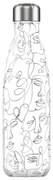 Sticlă termos Chilly's Bottles - Line Art Faces 500ml, ediția Original