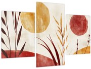 Tablou - Plante și cercuri (90x60 cm)