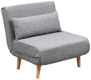 Fotoliu gri deschis Folde – Artie