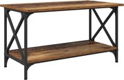 vidaXL Masă de cafea Lemn vechi 80 x 45 x 45.5 cm Lemn compozit