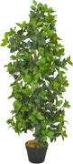 vidaXL Plantă artificială dafin cu ghiveci, verde, 120 cm