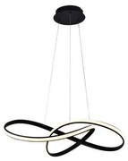 Lustră LED dimabilă pe cablu LED/70W/230V 3000-6500K negru + telecomandă