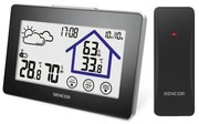 Stație meteo Sencor SWS 2999 cu senzor wireless,negru