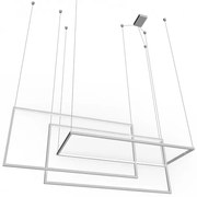 Lustra LED dimabila design modern Metric white