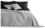 Cuvertură cu 2 fețe din microfibră DecoKing Axel, 220 x 240 cm, negru - gri