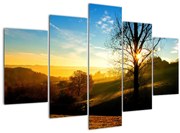Tablou cu răsăsrit de soare (150x105 cm)