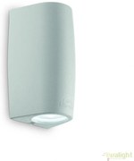 Aplica LED iluminat exterior design modern cu protectie IP55 KEOPE AP2 SMALL gri 147796