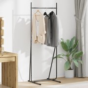 vidaXL Suport pentru Hârtie Negru 62 x 48 x 158 cm Oțel