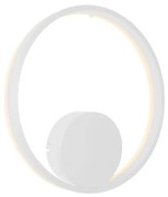 Aplica de perete LED design modern geometric HALO 40 WALL WH