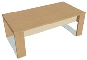 Masă Verno+ S 200 x 100 cm, stejar deschis / vanilie