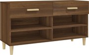 vidaXL Pantofar, stejar maro, 102x35x55 cm, lemn compozit