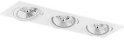 Argon 6115 - Plafonier OLIMP 3xGU10-AR111/12W/230V alb