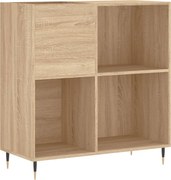 vidaXL Dulap pentru discuri stejar sonoma 84,5x38x89 cm lemn compozit