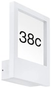 Eglo 98143 - Număr de casă MONTEROS 1xE27/28W/230V IP44 alb