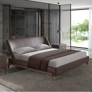 Pat dublu design LUX Brown 180x200cm
