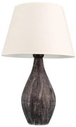 Lampă de masă RAMZES 1xE27/40W/230V alb/maro