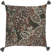 Fata de perna, din textil, 50x50 cm, cu model floral, Bia