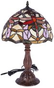 Lampa de masa Tiffany Libelula h 45 cm ,abajur 30 cm