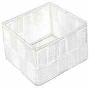 Organizator de depozitare Compactor S TEX,12 x 12 x 7 cm, alb