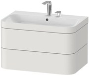 Duravit Happy D.2 lavoar cu dulap 77.5 cm alb HP4637E3939