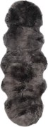 vidaXL Covor din piele de oaie, gri deschis, 60 x 180 cm