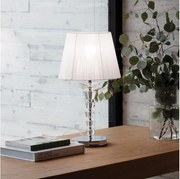 Ideal Lux - Lampă de masă cu cristale PEGASO 1xE27/60W/230V crom lucios