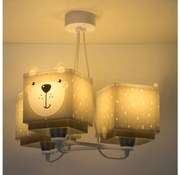 Dalber 64577 - Lustră copii LITTLE TEDDY 3xE27/60W/230V