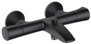 Kludi Zenta SL baterie cadă-duș perete cu termostat negru 351013938