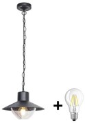 Pendul LED de exterior VEERLE 1xE27/60W/230V IP44 Brilagi