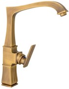 Baterie lebada, montare chiuveta bucatarie, bronz antichizat TRENDY S