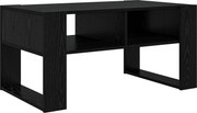 vidaXL Masă de cafea Stejar Negru 92 x 53 x 45 cm Lemn compozit