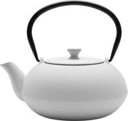 Ceainic din fontă cu infuzor NOMI, 800 ml, alb