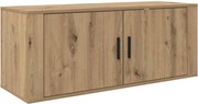 vidaXL Dulap TV montat pe perete Stejar Artizanal 100 x 34,5 x 40 cm