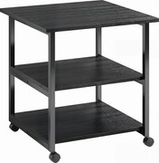 HOMCOM Suport Imprimantă cu Raft de Depozitare, 50x50x52.5 cm, Alb | Aosom Romania