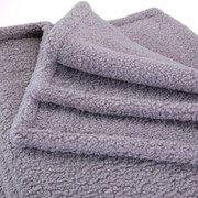 Pătură cu blăniţă COZY gri 150 x 200 cm