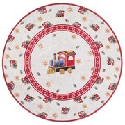 Covor roșu rotund ø 160 cm cu model de Crăciun Toy's Delight Train – Villeroy&amp;Boch