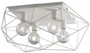 Plafoniera vintage 4 becuri E27 ABRAXAS-PL4 BCO