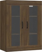vidaXL Dulap de perete suspendat, stejar maro, 69,5x34x90 cm