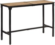 vidaXL Masă de bar, 150x55x107 cm, lemn masiv de mango nefinisat