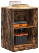vidaXL Dulap de depozitare pentru garaj stejar afumat 60x51x85 cm