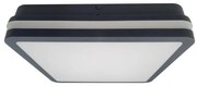 Plafonieră LED pentru baie ELLÉ LED/24W/230V 3000/4000/6500K 26x26 cm IP54 antracit