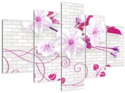 Tablou cu creangă înflorită (150x105 cm)