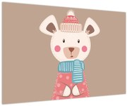 Tablou - Șoarece cu eșarfă (90x60 cm)