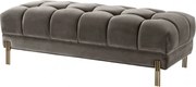 Bancheta eleganta design LUX Sienna, catifea gri 113200 HZ