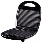 Sandwich maker Rosberg R51442B, 1200W, 2 sandwich-uri, Placi antiaderente, Negru