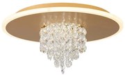 Plafoniera LED design elegant Deluge aurie