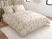 Lenjerie de pat din microfibra SNAIL SHELL maro Dimensiune lenjerie de pat: 70 x 90 cm | 140 x 220 cm