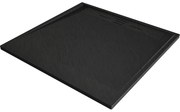 Mexen Amon cadă de duș pătrată SMC 100 x 100 cm, neagră - 4F701010