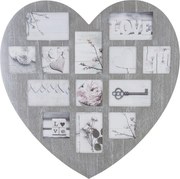 Rama foto din lemn HEART, multirama
