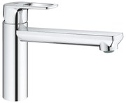 Baterie bucatarie Grohe Bauloop, pipa pivotanta,crom,furtune flexibile-31706000